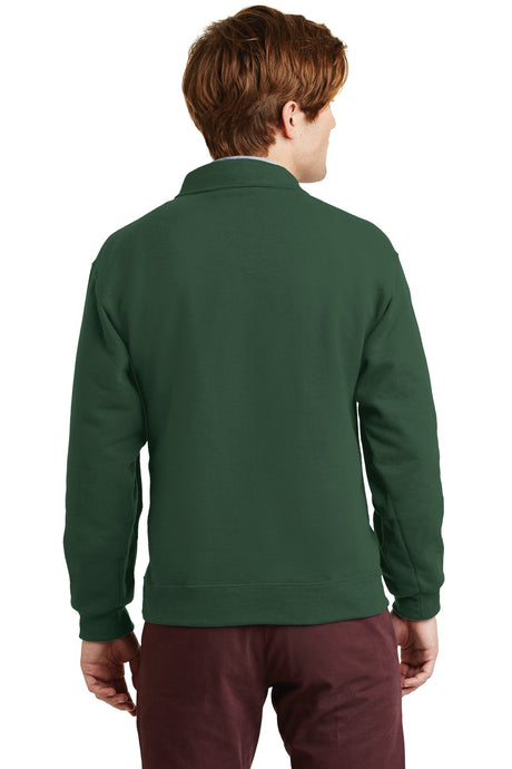JERZEES Men's Super Sweats NuBlend Quarter-Zip Cadet Collar Sweatshirt JERZEES