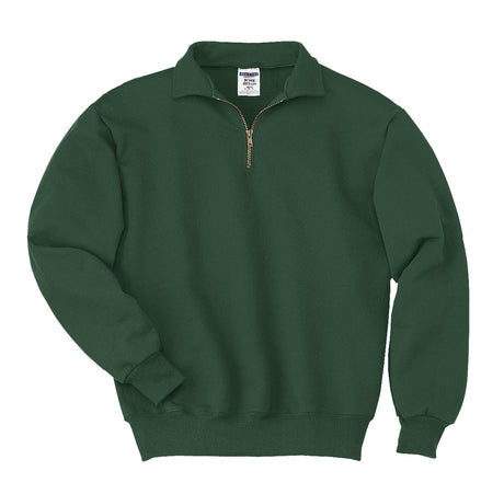 JERZEES Men's Super Sweats NuBlend Quarter-Zip Cadet Collar Sweatshirt JERZEES