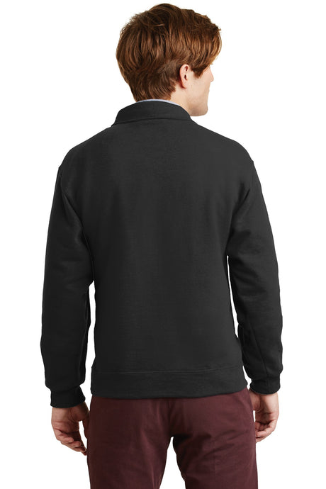 JERZEES Men's Super Sweats NuBlend Quarter-Zip Cadet Collar Sweatshirt JERZEES