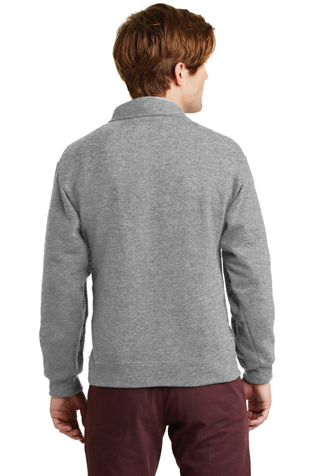 JERZEES Men's Super Sweats NuBlend Quarter-Zip Cadet Collar Sweatshirt JERZEES