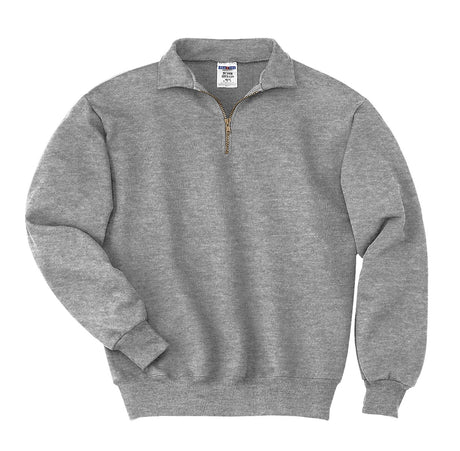 JERZEES Men's Super Sweats NuBlend Quarter-Zip Cadet Collar Sweatshirt JERZEES