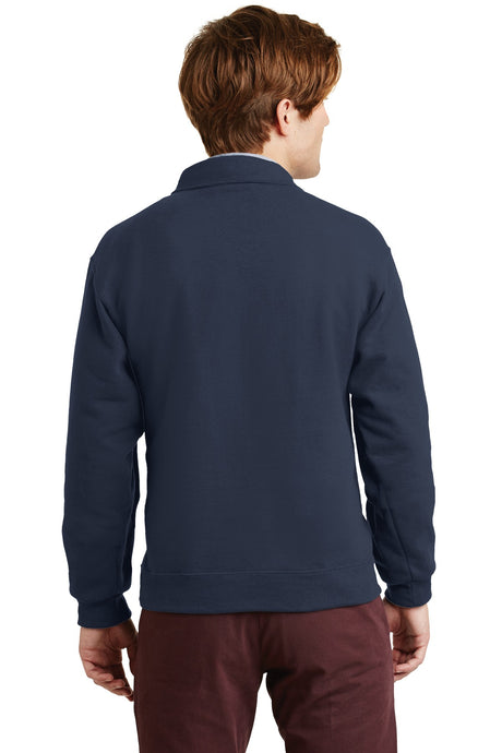 JERZEES Men's Super Sweats NuBlend Quarter-Zip Cadet Collar Sweatshirt JERZEES