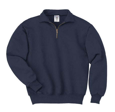 JERZEES Men's Super Sweats NuBlend Quarter-Zip Cadet Collar Sweatshirt JERZEES