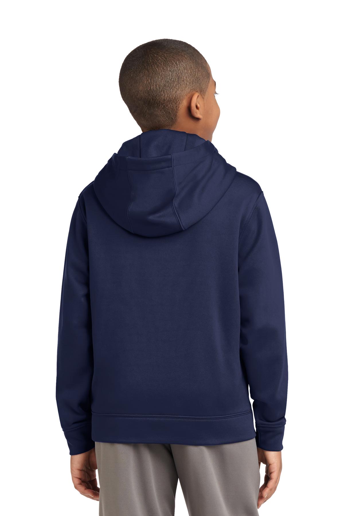 Sport-Tek Youth Sport-Wick Fleece Hooded Pullover YST244