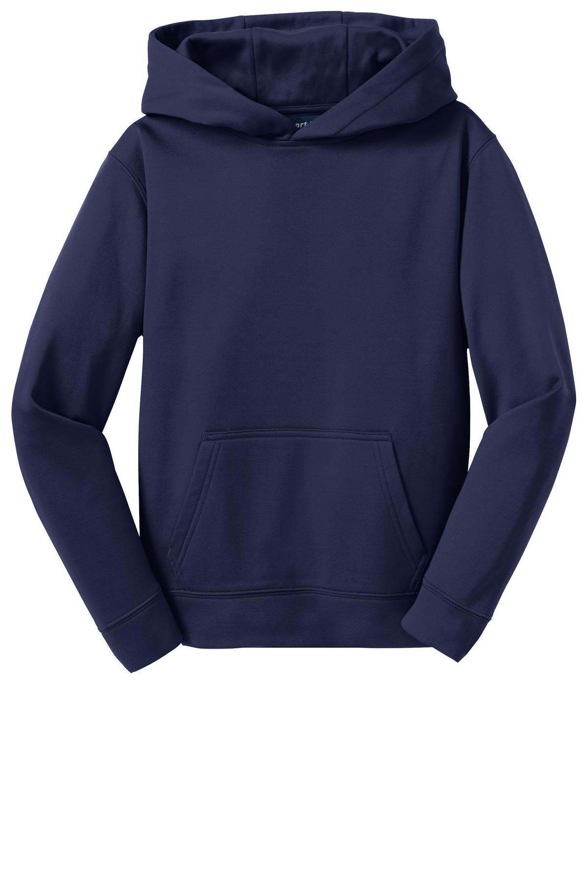 Sport-Tek Youth Sport-Wick Fleece Hooded Pullover YST244