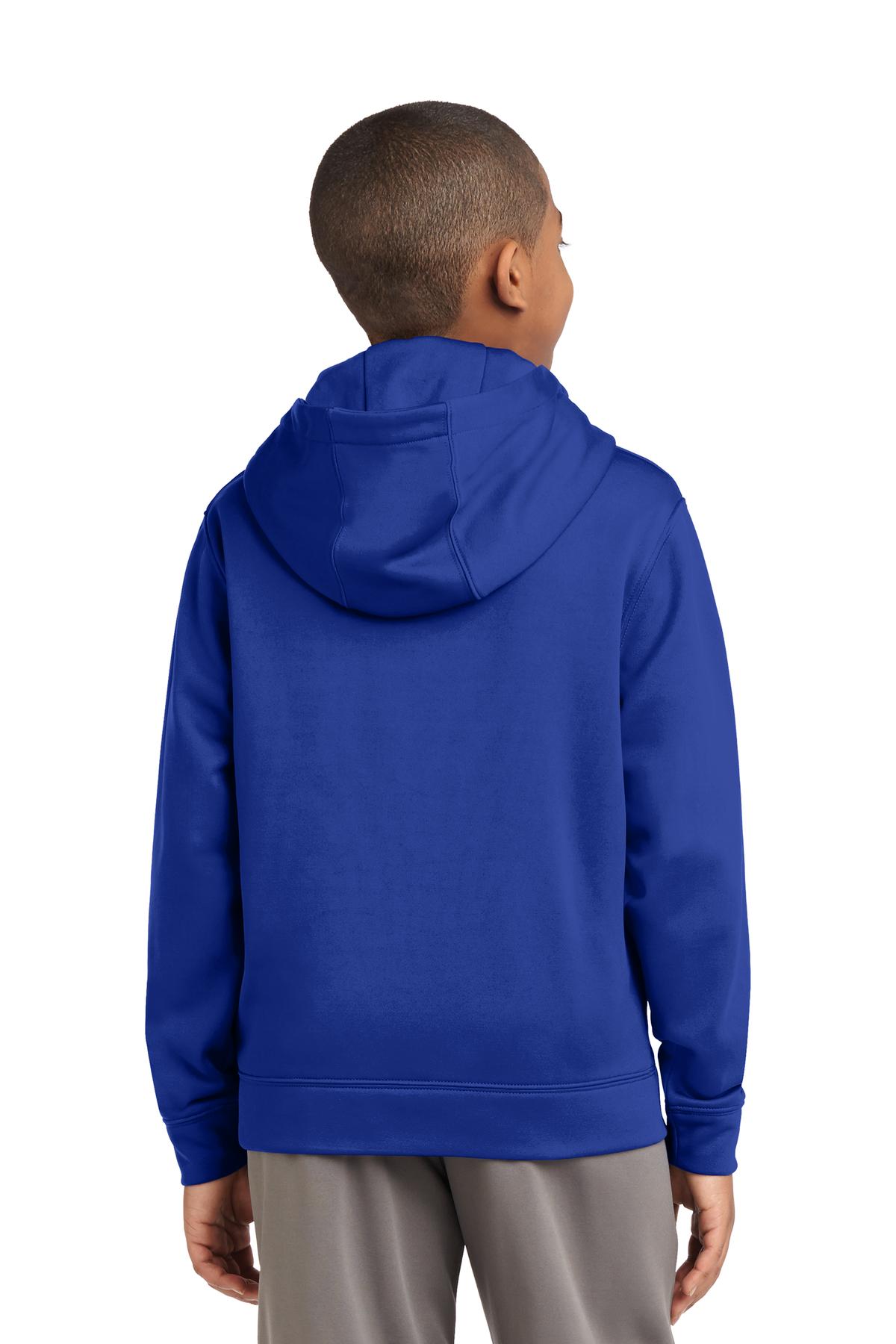 Sport-Tek Youth Sport-Wick Fleece Hooded Pullover YST244
