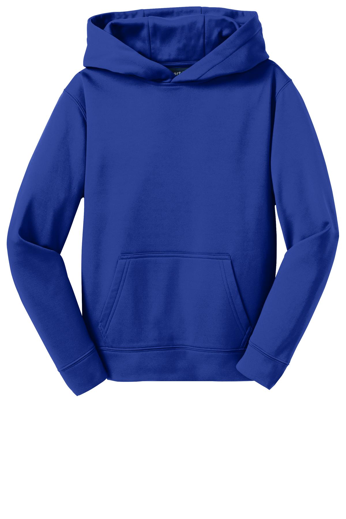 Sport-Tek Youth Sport-Wick Fleece Hooded Pullover YST244