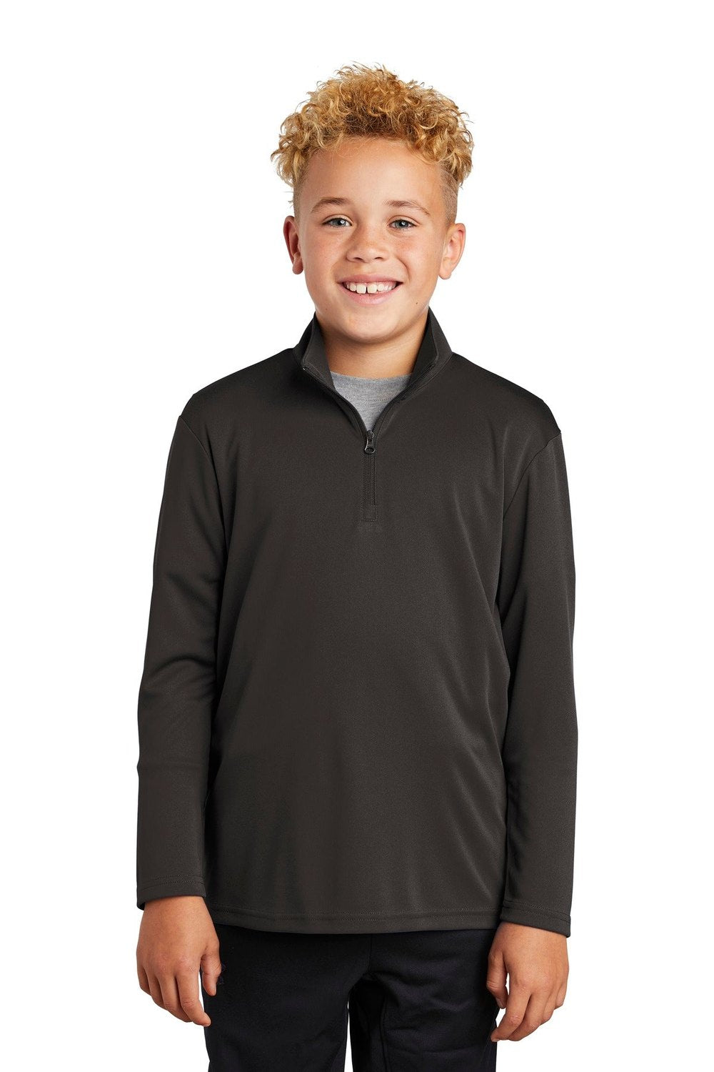 Sport-Tek Youth PosiCharge Competitor 1/4-Zip Pullover Youth Apparel Hoodies & Sweatshirts