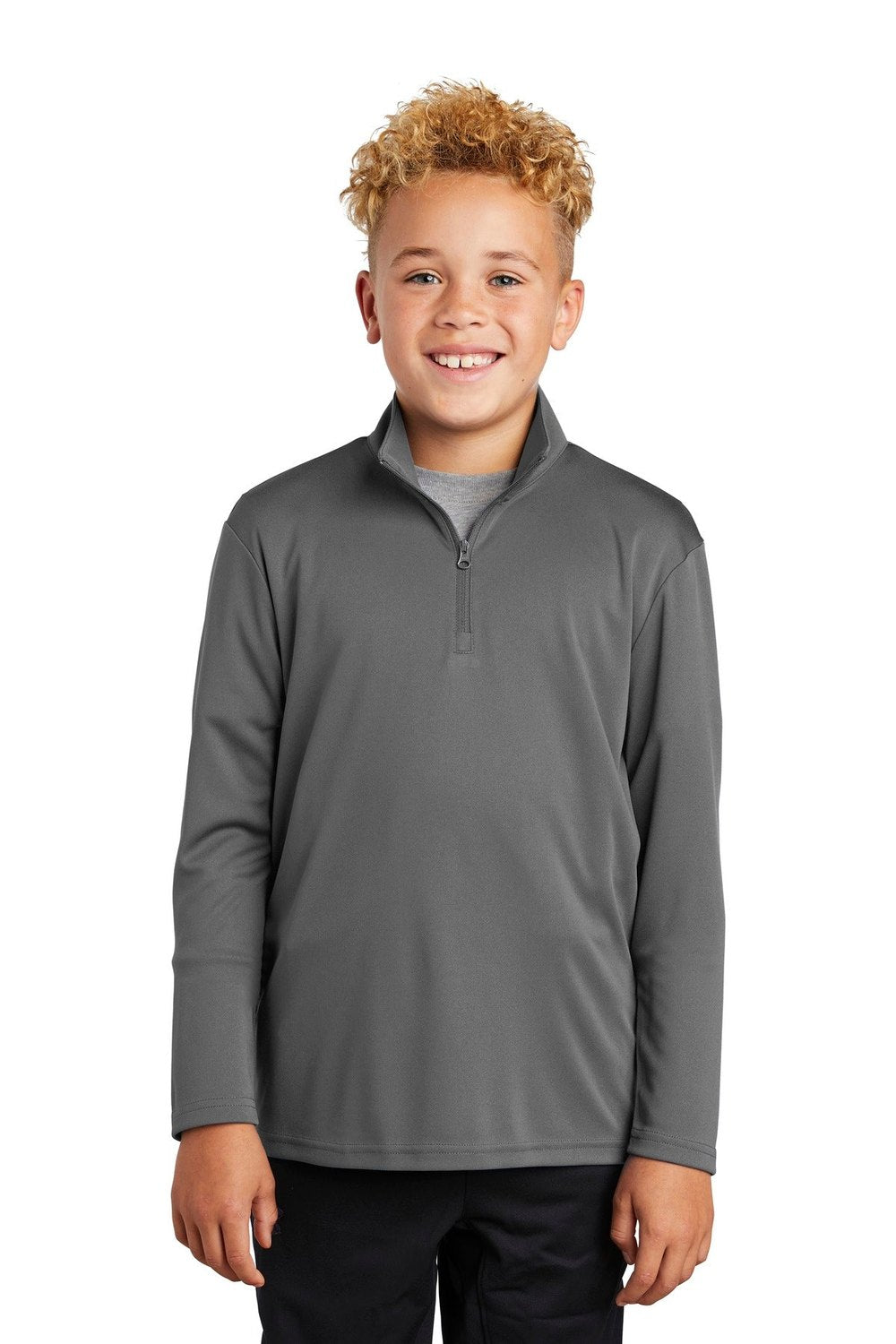Sport-Tek Youth PosiCharge Competitor 1/4-Zip Pullover Youth Apparel Hoodies & Sweatshirts