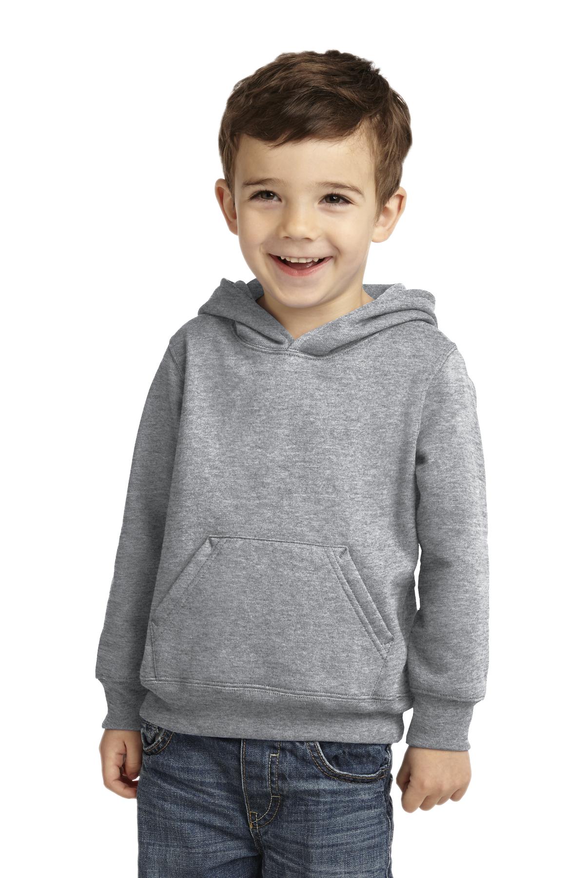 Port & Company - Toddler Core Fleece Pullover Hooded Sweatshirt Youth Apparel Infant & Toddler