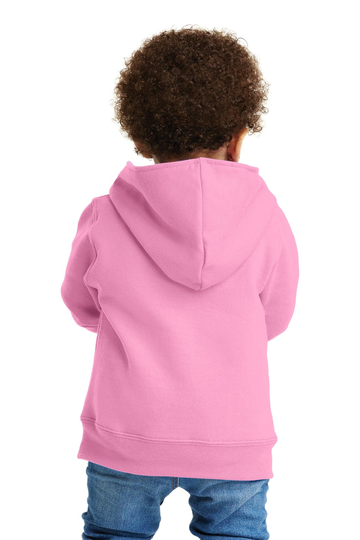 Port & Company - Toddler Core Fleece Full-Zip Hooded Sweatshirt Youth Apparel Infant & Toddler