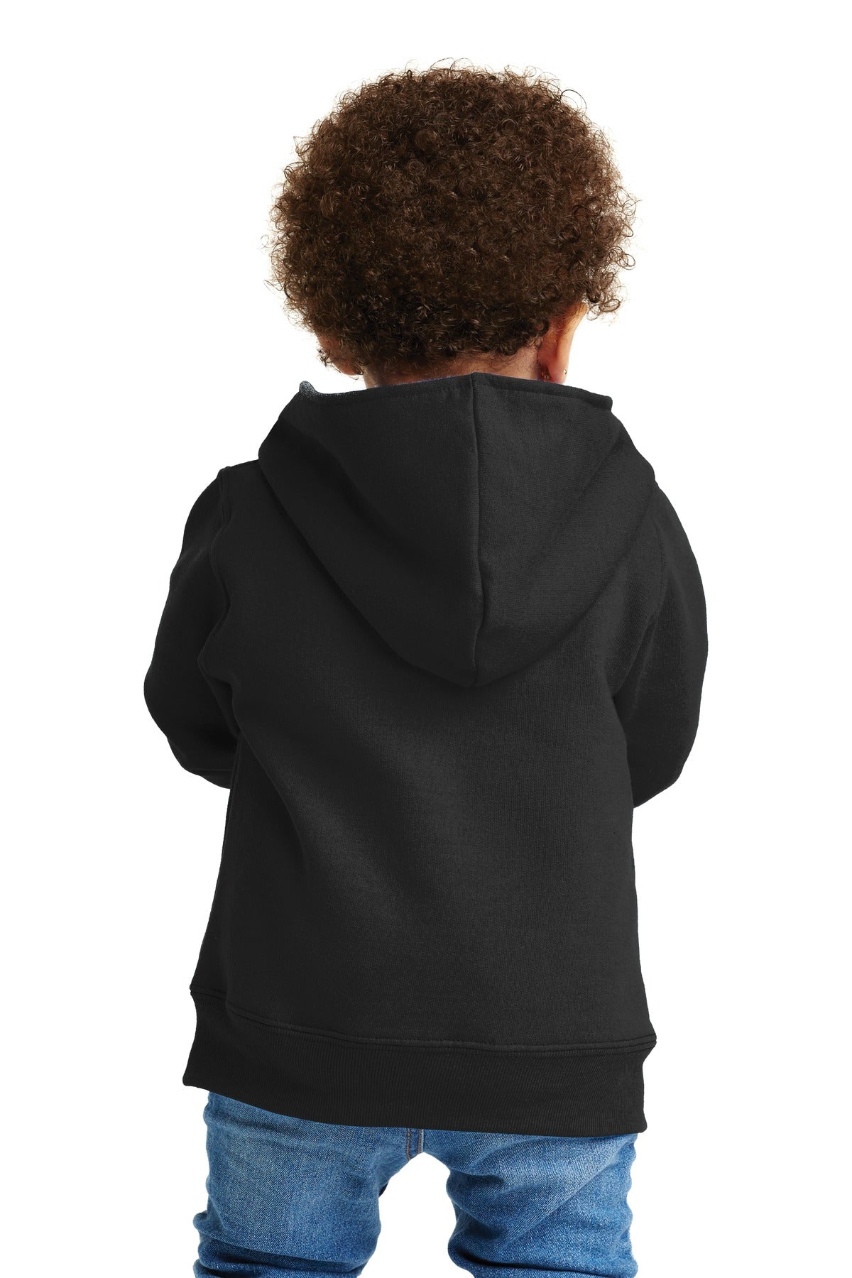 Port & Company - Toddler Core Fleece Full-Zip Hooded Sweatshirt Youth Apparel Infant & Toddler