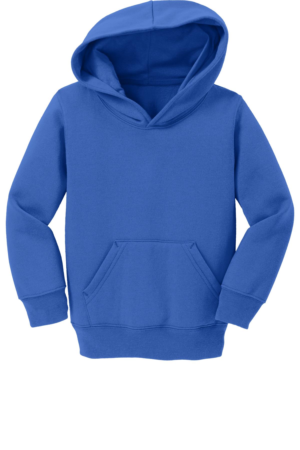 Port & Company - Toddler Core Fleece Pullover Hooded Sweatshirt Youth Apparel Infant & Toddler