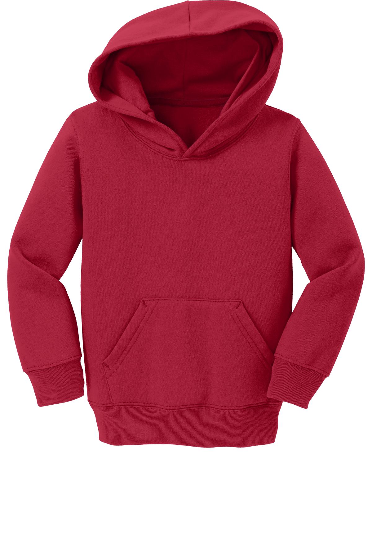 Port & Company - Toddler Core Fleece Pullover Hooded Sweatshirt Youth Apparel Infant & Toddler