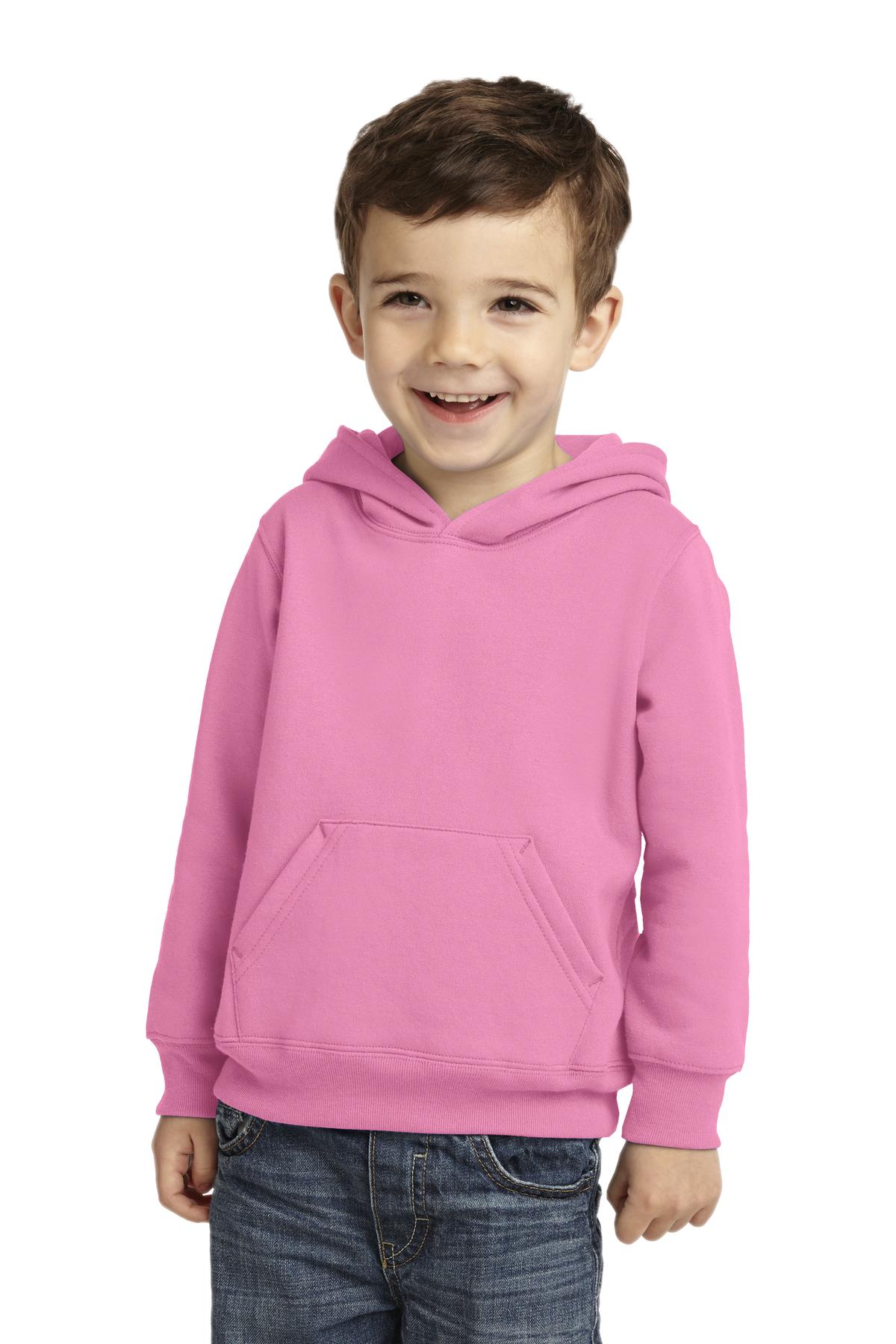 Port & Company - Toddler Core Fleece Pullover Hooded Sweatshirt Youth Apparel Infant & Toddler