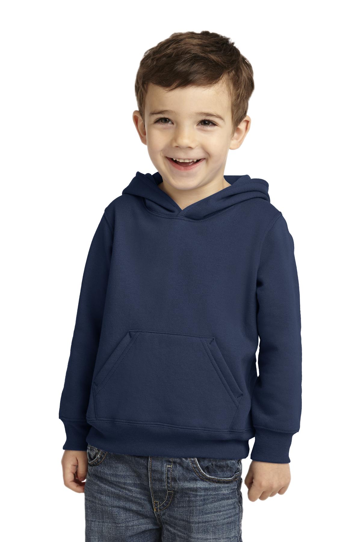 Port & Company - Toddler Core Fleece Pullover Hooded Sweatshirt Youth Apparel Infant & Toddler