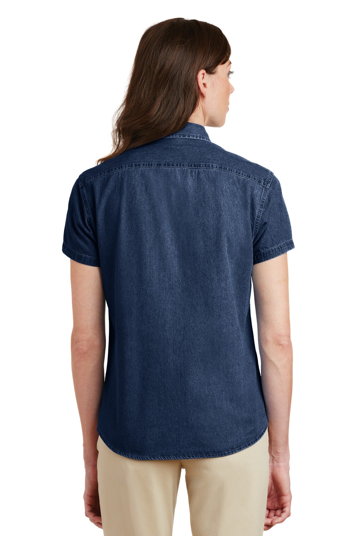Port & Company - Women's Short Sleeve Value Denim Shirt Womens Apparel Shirts & Tops