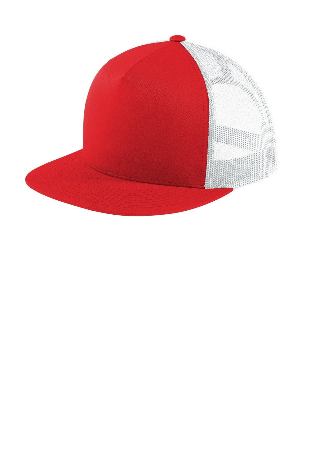 Sport-Tek Yupoong 5-Panel Classic Trucker Mesh Back Cap Unisex Accessories Hats & Caps