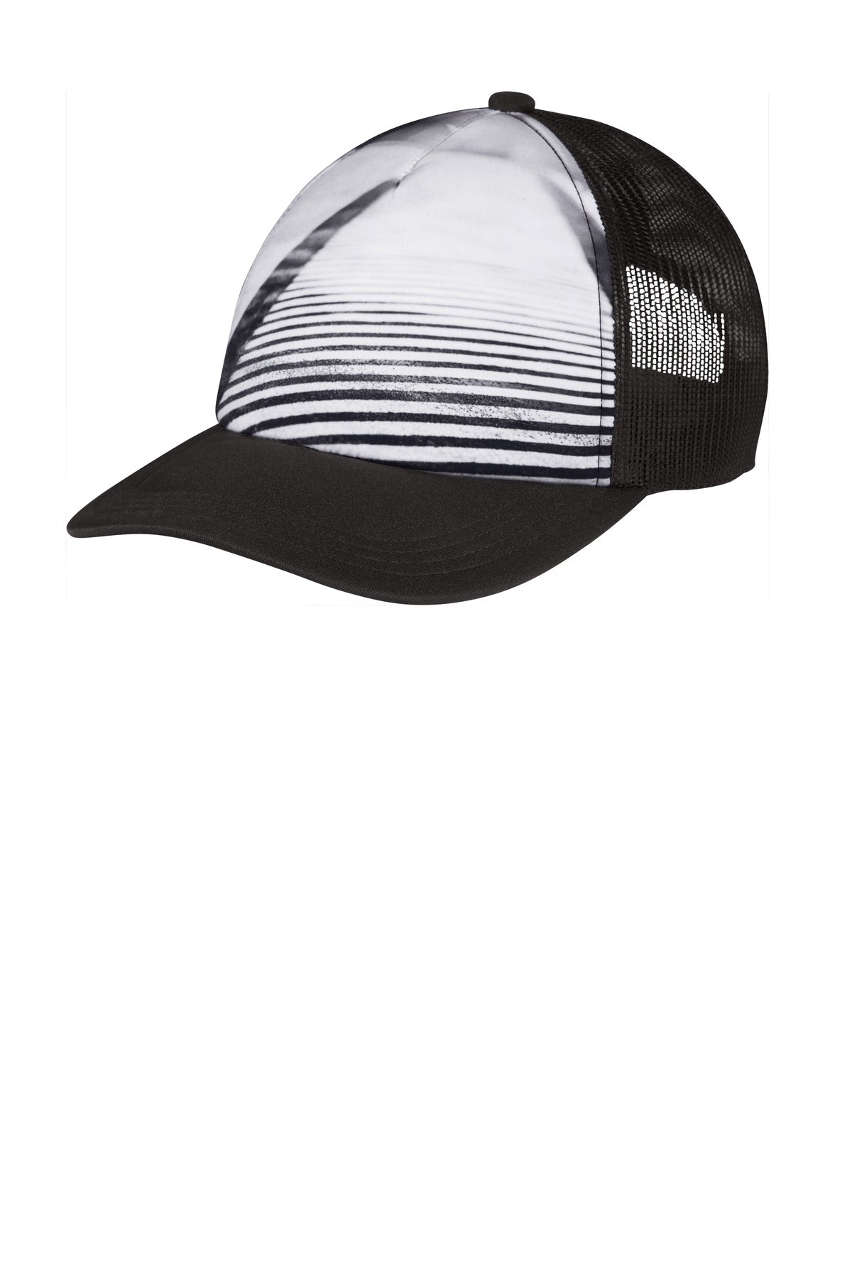 Port Authority Photo Real Snapback Trucker Cap. C950 Unisex Accessories Hats & Caps