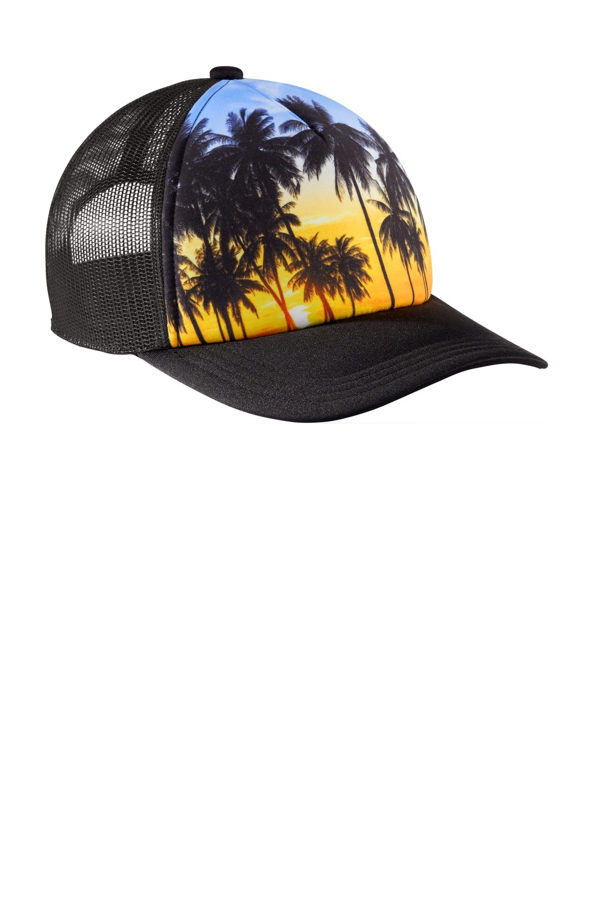 Port Authority Photo Real Snapback Trucker Cap. C950 Unisex Accessories Hats & Caps