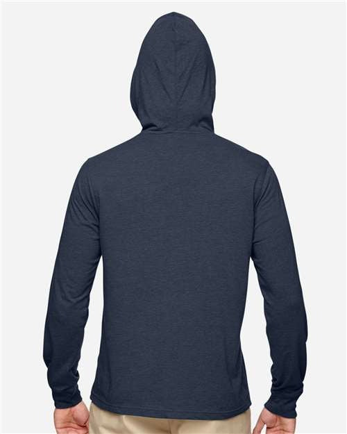 econscious Men's Eco Jersey Pullover Hooded Long Sleeve T-Shirt-3
