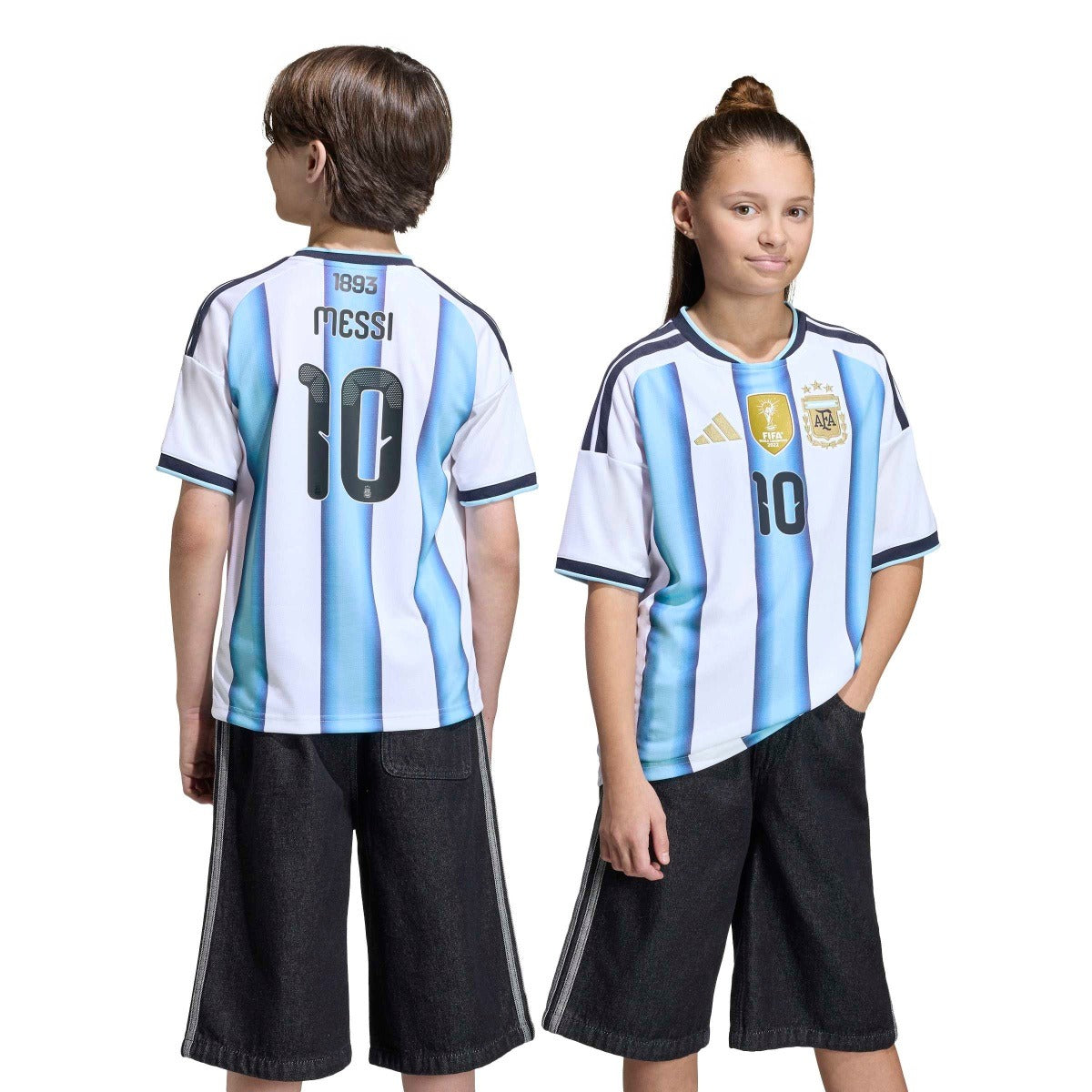 adidas Youth Argentina 26 Home Messi Jersey-7