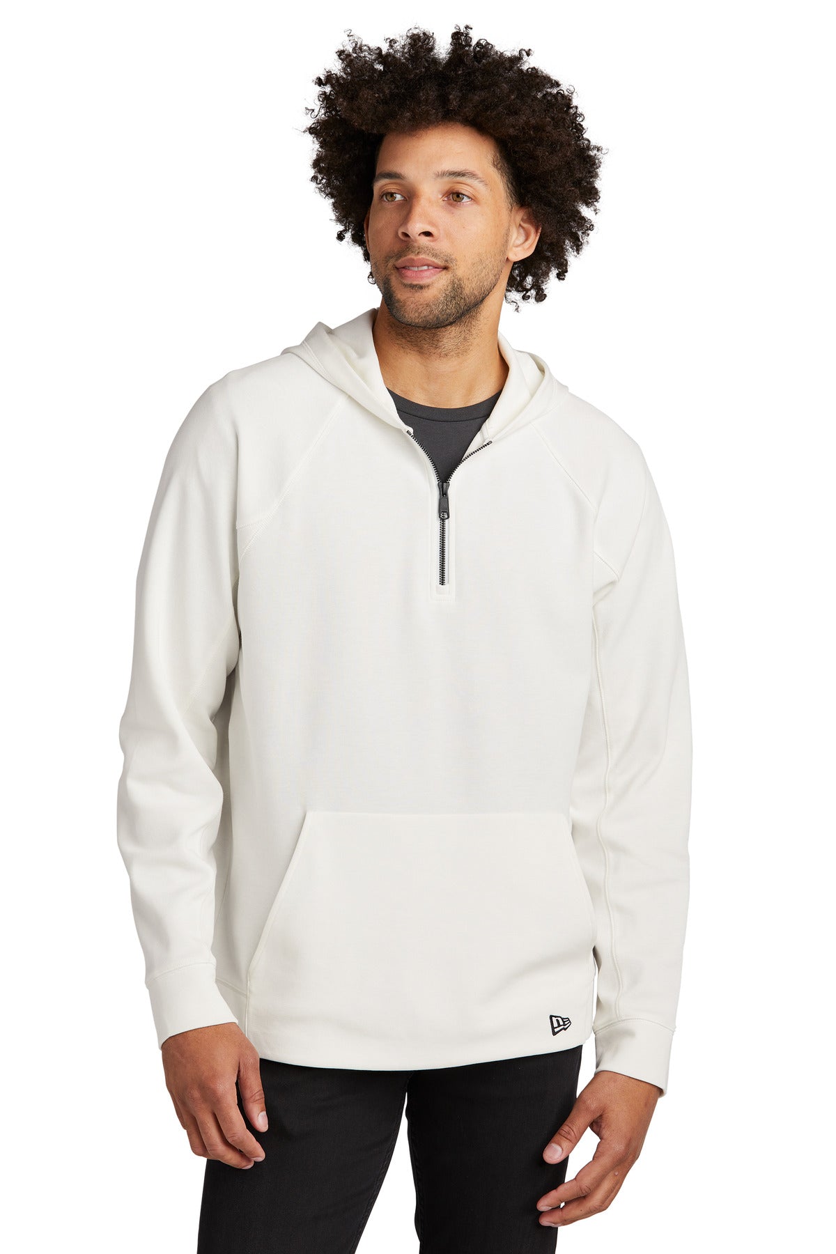 New Era Men's STS 1/4-Zip Hoodie. NEA541 Corporate Apparel Sweatshirts & Fleece