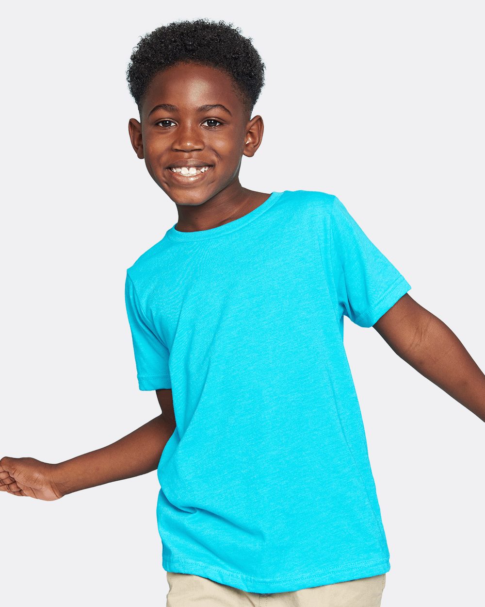 Next Level Youth CVC Short Sleeve Crew NL3312 Youth Apparel Shirts & Tops