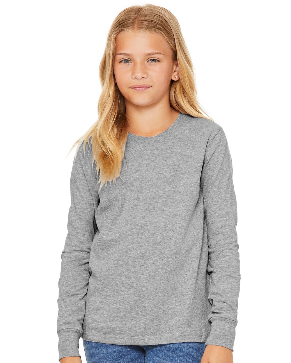 BELLA + CANVAS Youth Jersey Long Sleeve T-Shirt BC3501Y Youth Apparel Shirts & Tops