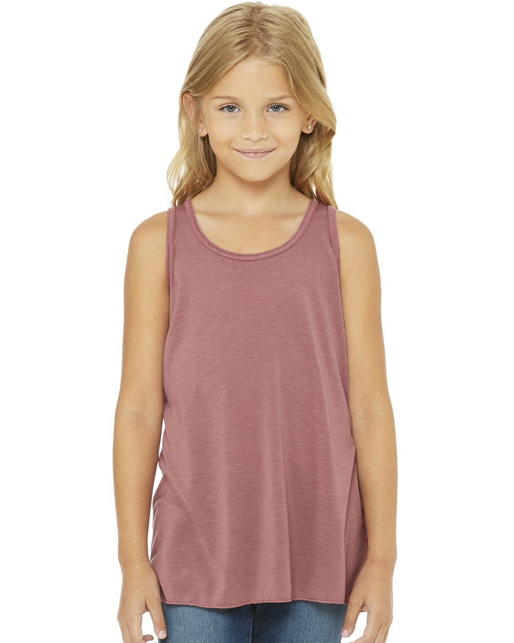 BELLA + CANVAS Youth Flowy Racerback Tank