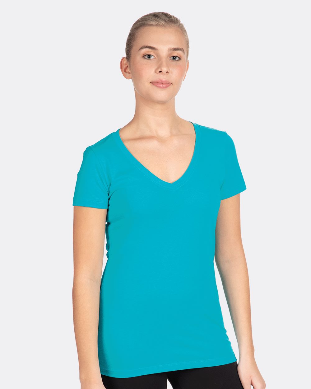 Next Level Women's Ideal V-Neck T-Shirt NL1540 Womens Apparel Shirts & Tops