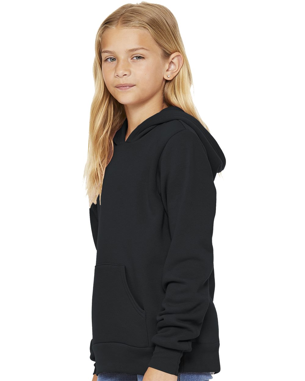 BELLA + CANVAS Youth Sponge Fleece Hoodie Youth Apparel Hoodies & Sweatshirts