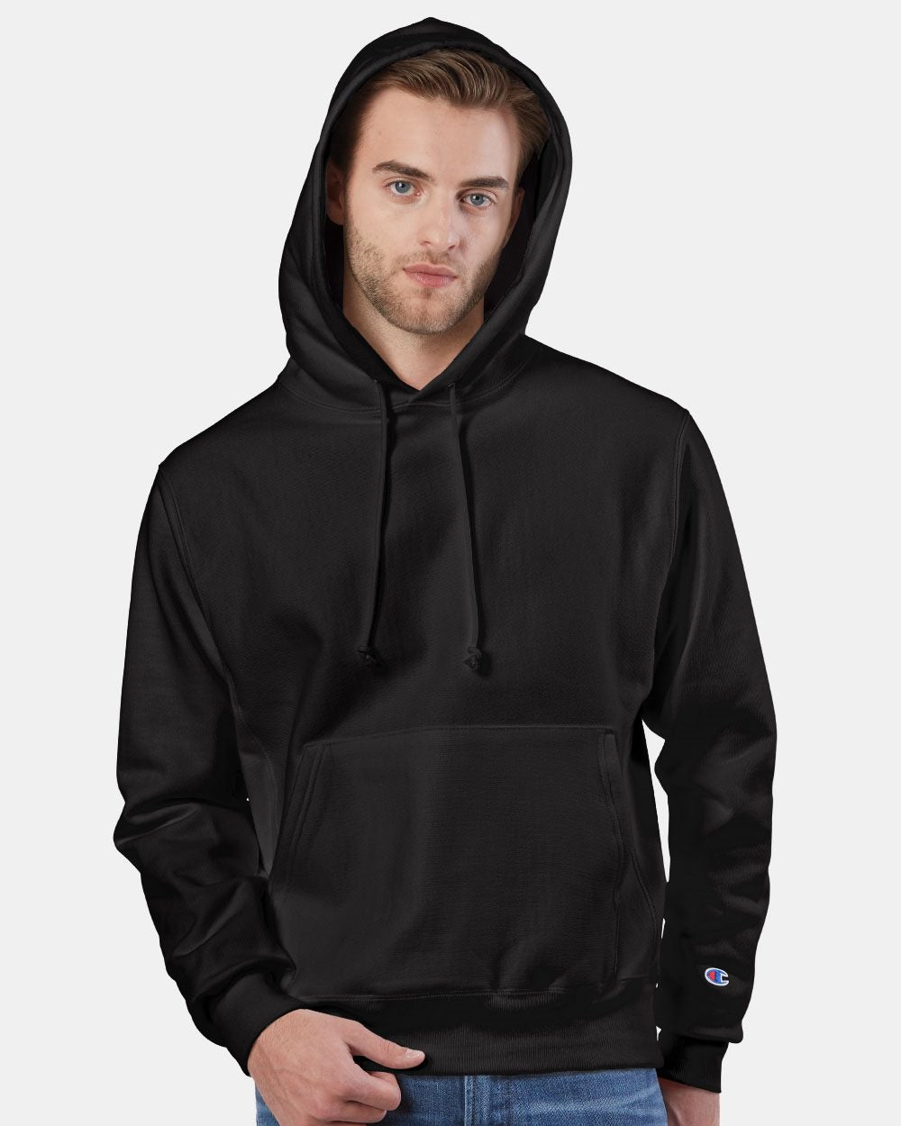 Champion Men's Reverse Weave Hooded Sweatshirt Mens Apparel Sweatshirts & Fleece