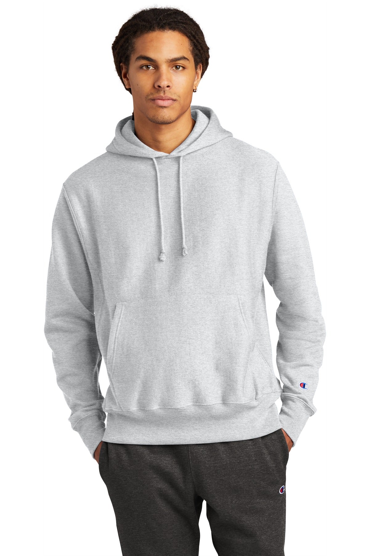 Champion Men's Reverse Weave Hooded Sweatshirt-1