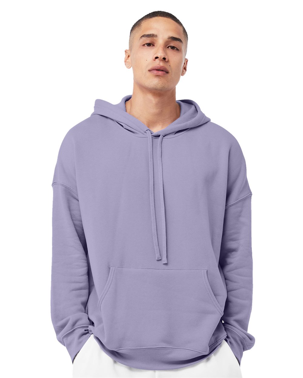 BELLA + CANVAS Men's Sponge Fleece Drop Shoulder Hoodie Mens Apparel Sweatshirts & Fleece