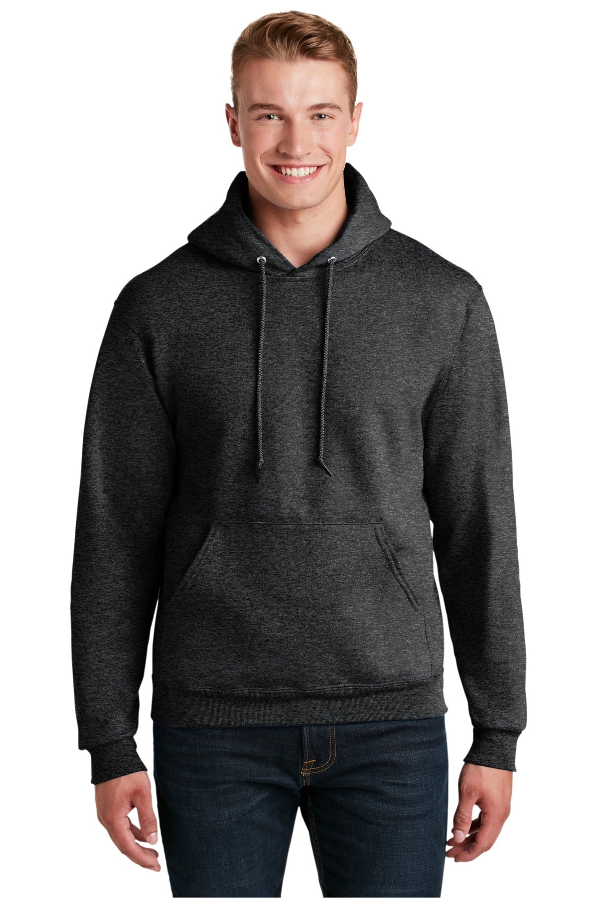 JERZEES Men's Super Sweats NuBlend - Pullover Hooded Sweatshirt. 4997M Mens Apparel Sweatshirts & Fleece