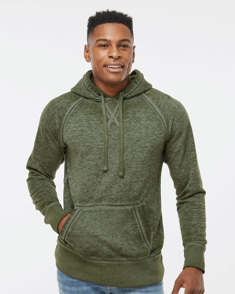 J. America Vintage Zen Fleece Hoodie 2085-SS Mens Apparel Sweatshirts & Fleece