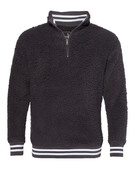Boxercraft Men's Varsity Sherpa Quarter-Zip Pullover Mens Apparel Sweatshirts & Fleece