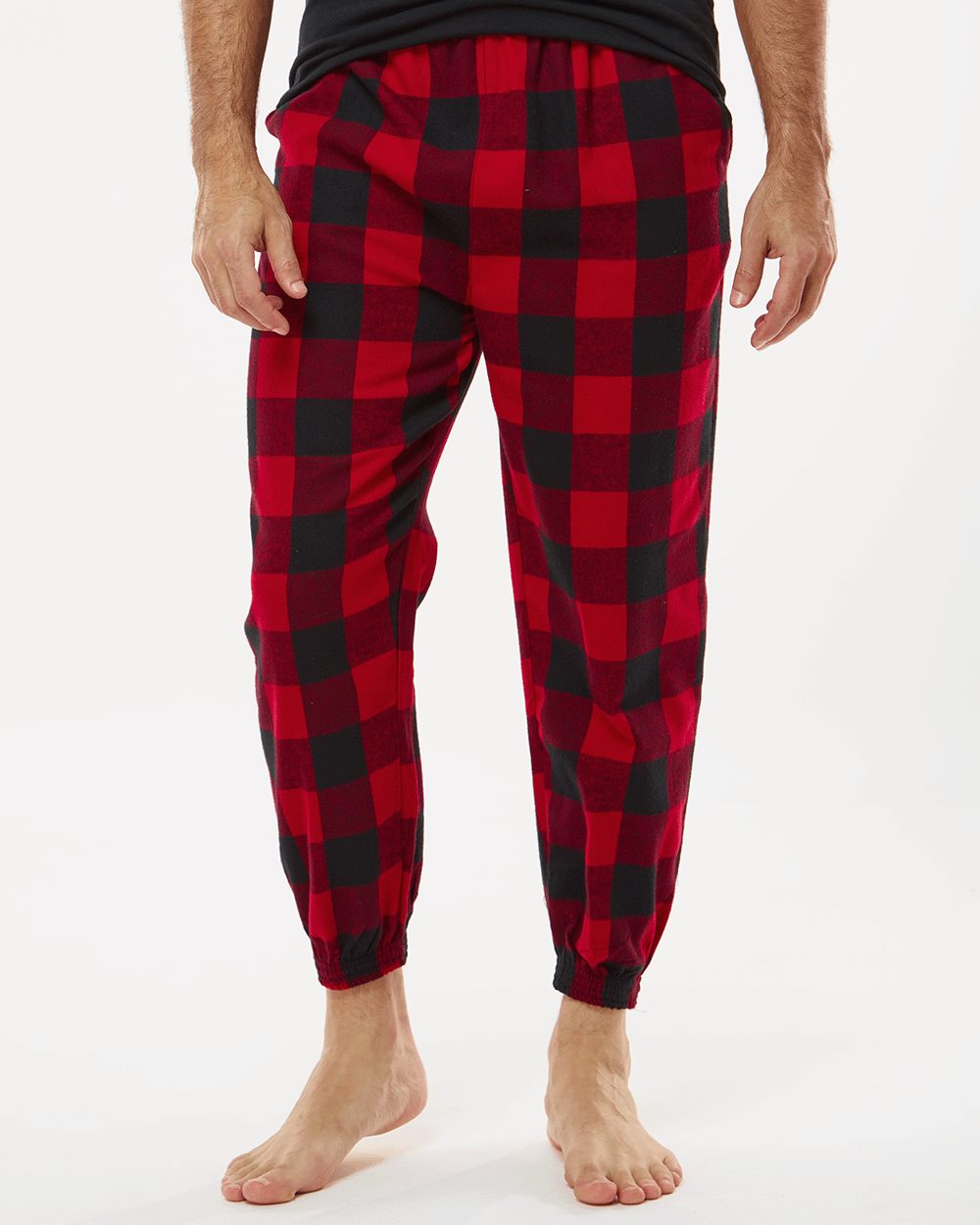 Burnside Flannel Jogger Mens Apparel Pants & Sweatpants
