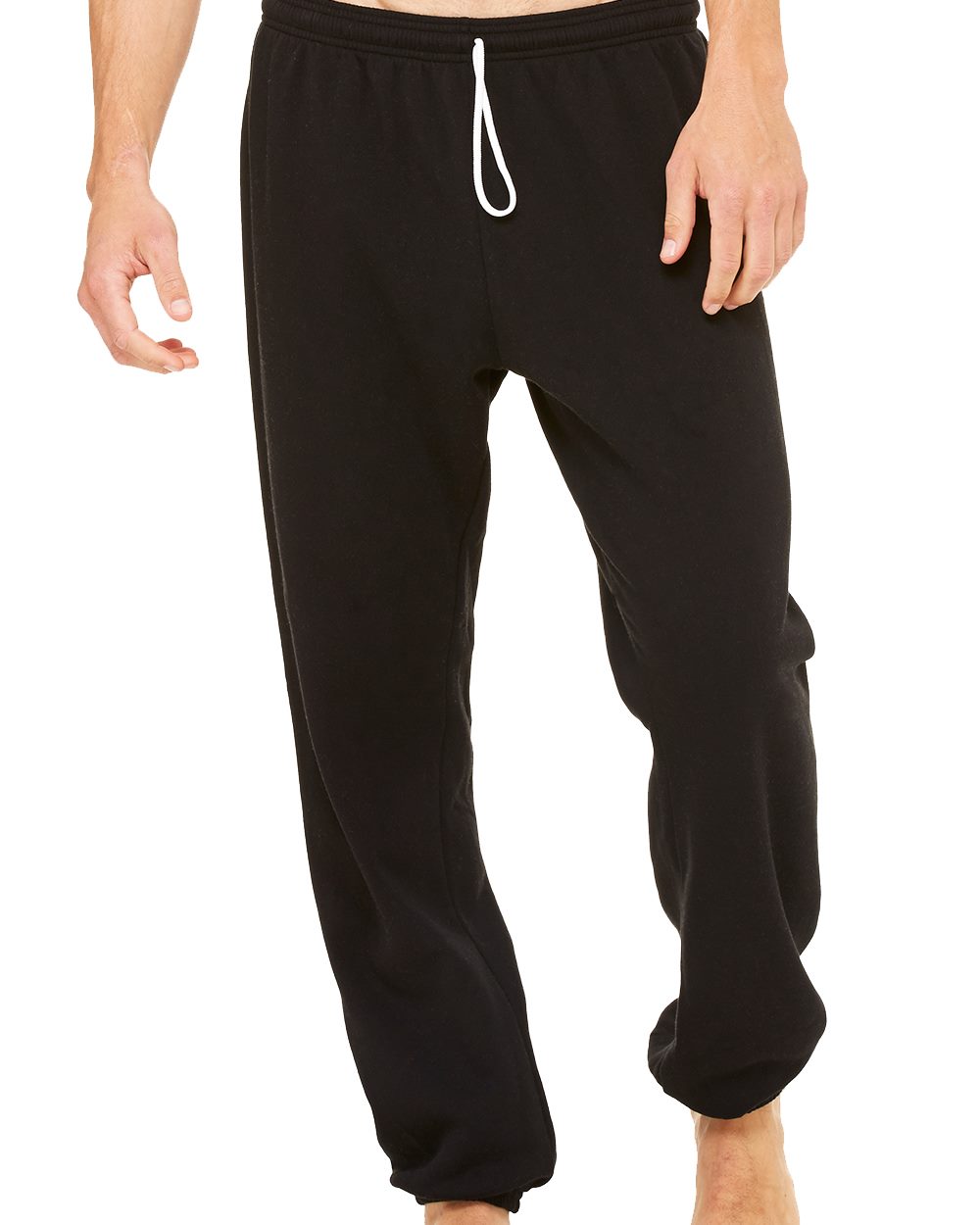 BELLA + CANVAS Unisex Sponge Fleece Long Scrunch Pants Mens Apparel Pants & Sweatpants