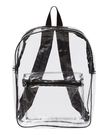Liberty Bags Clear PVC Backpack Unisex Accessories Bags & Backpacks