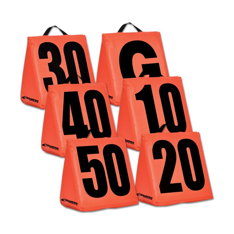Champro Solid Weighted Football Yard Markers