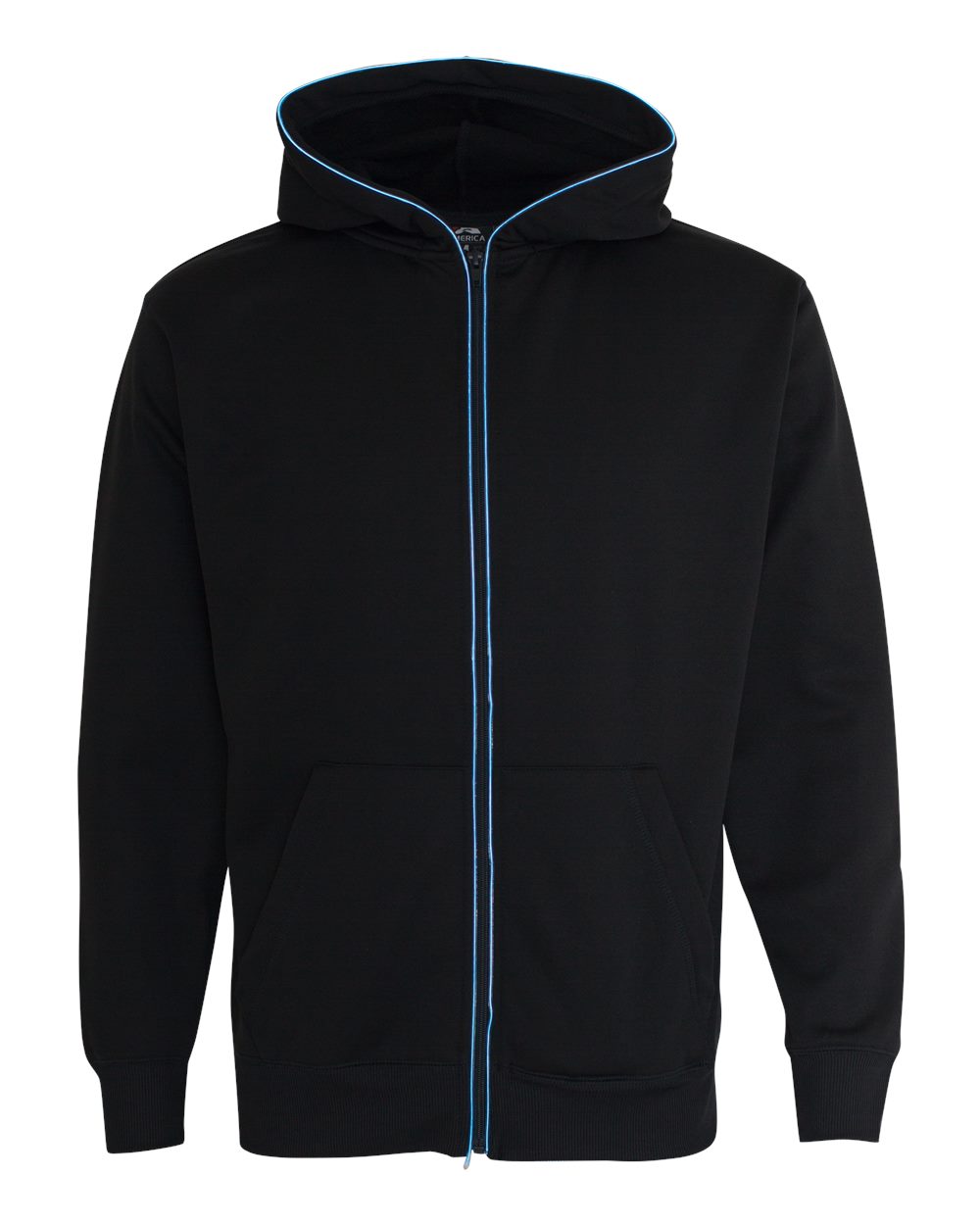 J. America Men's Glow Full Zip Hoodie 8668 Mens Apparel Sweatshirts & Fleece