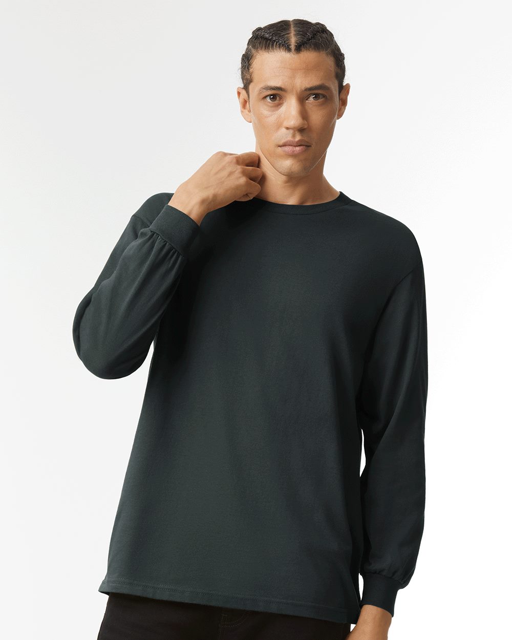 American Apparel Heavyweight Unisex Long Sleeve T-Shirt 1304W Mens Apparel Shirts & Tops