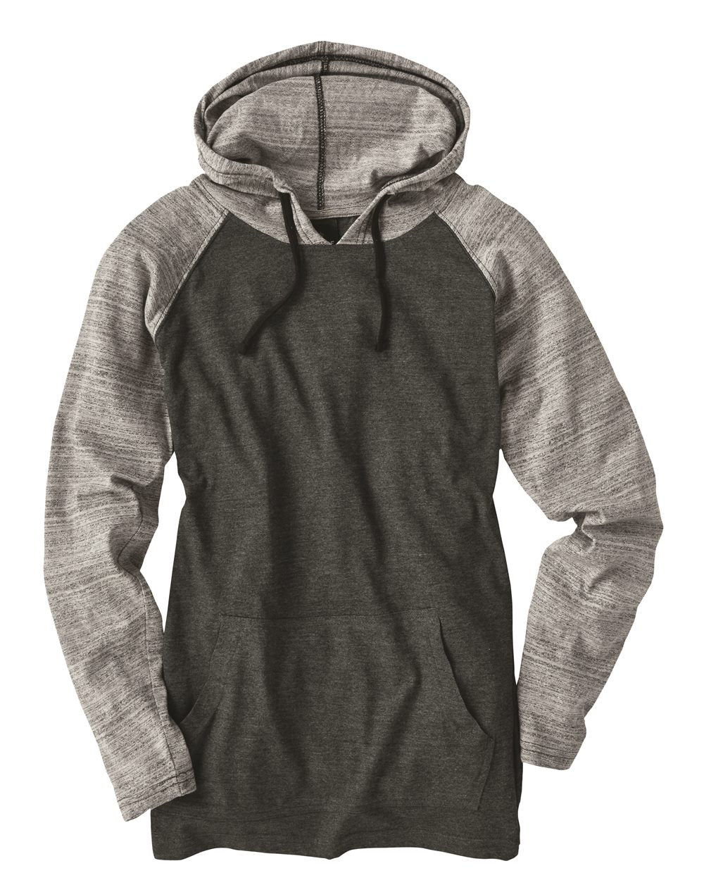 Burnside Men's Yarn-Dyed Hooded Raglan T-Shirt Mens Apparel Sweatshirts & Fleece