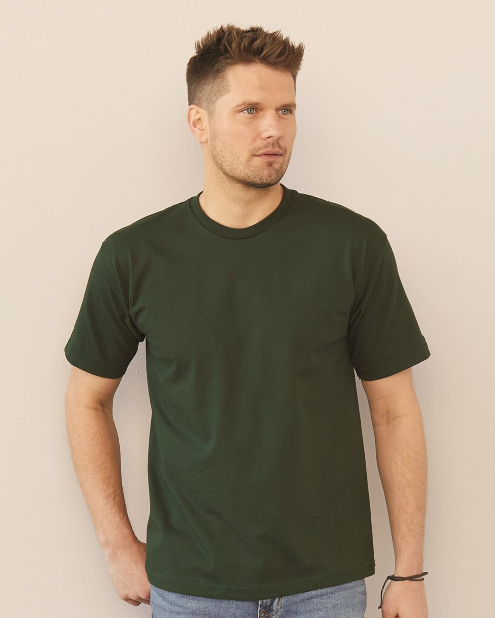 Bayside - USA-Made 100% Cotton T-Shirt Mens Apparel Shirts & Tops