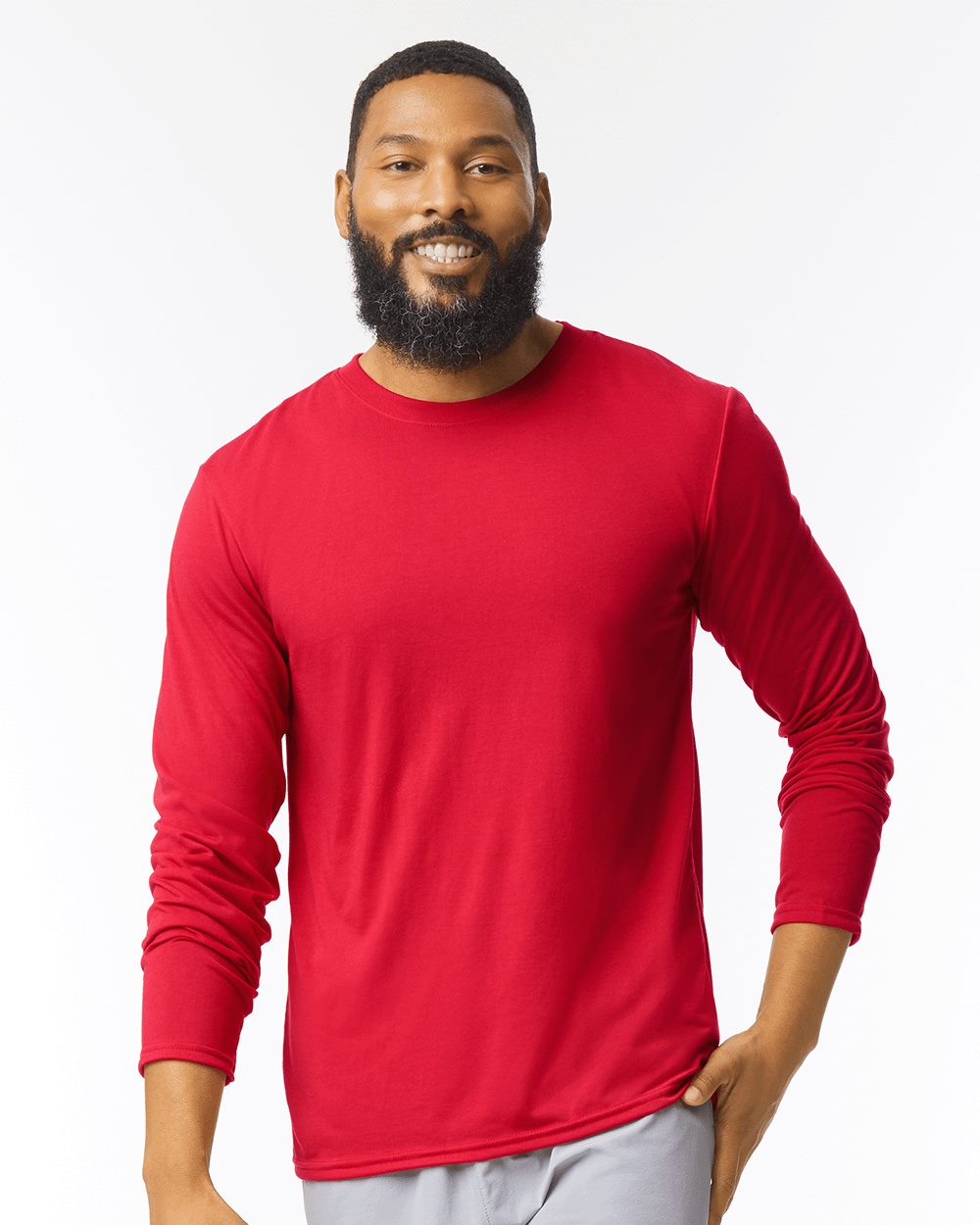 Gildan Men's Performance Long Sleeve T-Shirt 42400 Mens Apparel Shirts & Tops