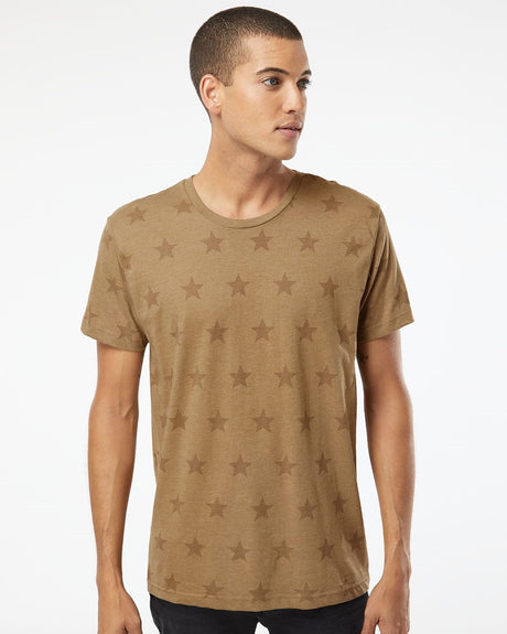 Code Five Men's Star Print T-Shirt Mens Apparel Shirts & Tops