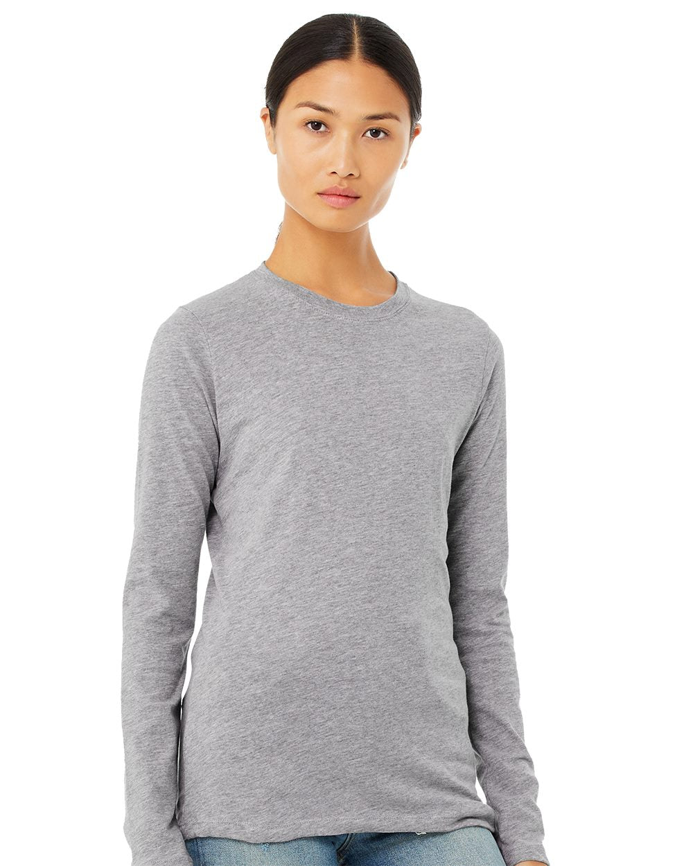 BELLA + CANVAS Women’s Jersey Long Sleeve Tee BC6500 Womens Apparel Shirts & Tops