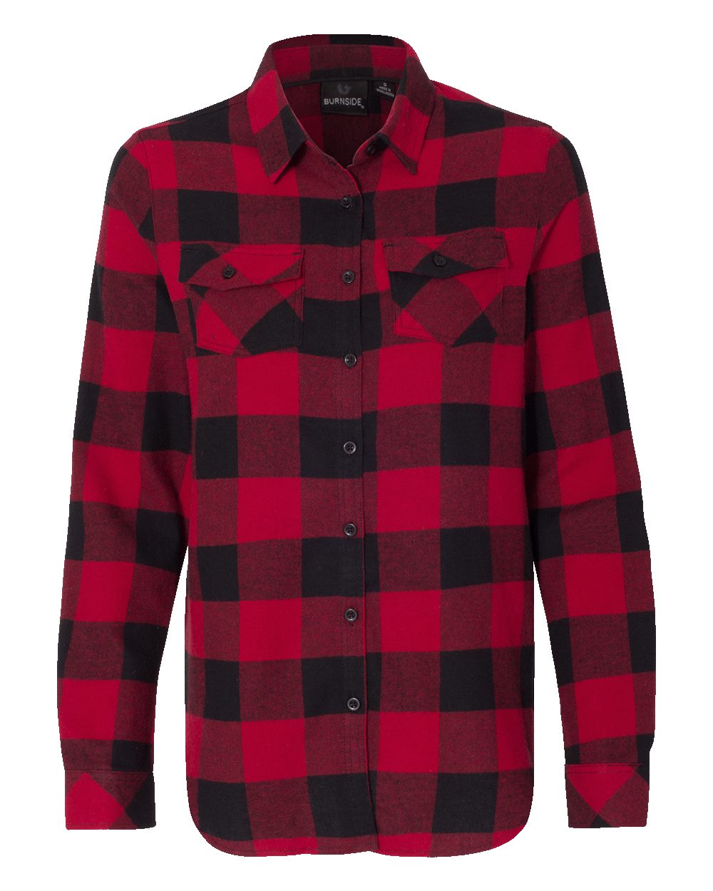 Burnside Women's Yarn-Dyed Long Sleeve Flannel Shirt Womens Apparel Shirts & Tops